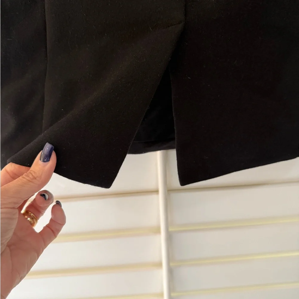 Michael Kors Black Pencil Skirt with Zipper Accents - Picture 3 of 5